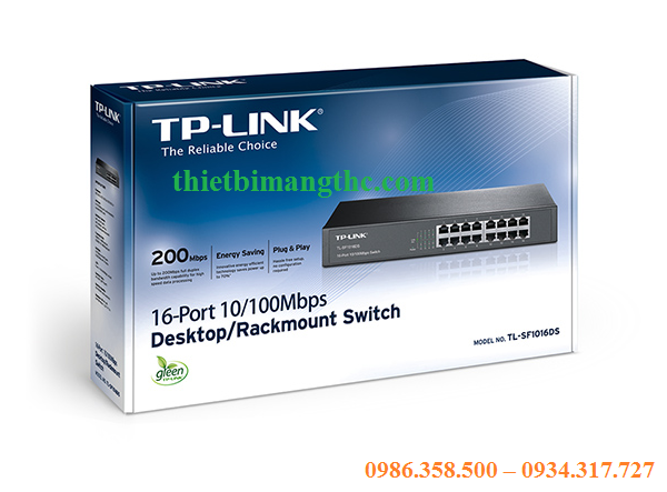 Switch TP-Link 16 Port -10/100