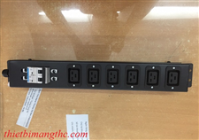 Thanh nguồn PDU 06 ổ cắm chuẩn C19 có Atomat