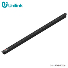 Thanh nguồn PDU 24 ổ cắm 3 chấu đa năng lắp dọc tủ 42U, MCB 2P 50A UNI-50029 Unilink