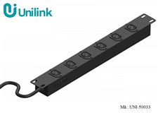 Thanh nguồn PDU 6 ổ cắm C13 công suất 20A, có dây ra 3M UNI-50033 Unilink