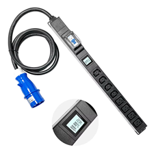 Thanh nguồn PDU 8 cổng (4 C19-4C13) 30A Unilink 50041 cao cấp