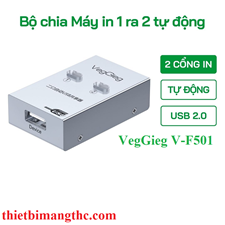 VegGieg V-F501 Bộ Chia Máy In 1 Ra 2 Tự Động chính hãng