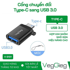 VegGieg  V-S101 Cổng Chuyển Đổi Type-C Sang USB 3.0  cao cấp